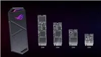 ASUS ROG STRIX ARION LITE SSD NVME AURA obal, USB-C 3.2, M.2 NVMe SSD kovový box, dĺžka 30-80 mm, AURA RGB 90DD02H0-M09010