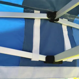 BRIMO Profi Záhradný Stan 2x3m ALU EXCLUSIVE (3 steny) - s 3 stenami - Modrá 3