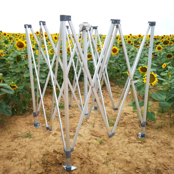 BRIMO Svadobný stan 3x6 m hliníkový – Elegantný a rýchlorozkladací - s 3 stenami - Modrá 15