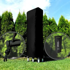 BRIMO Svadobný stan 3x6 m hliníkový – Elegantný a rýchlorozkladací - s 3 stenami - Modrá 15