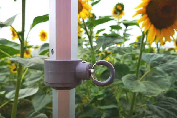 BRIMO Svadobný stan 3x6 m hliníkový – Elegantný a rýchlorozkladací - s 3 stenami - Modrá 15