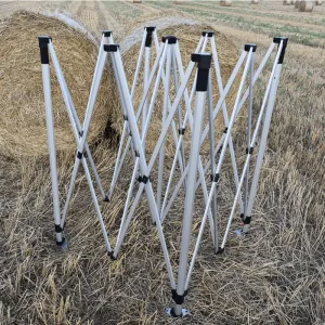 BRIMO Profi Záhradný Stan 2x3m ALU EXCLUSIVE (3 steny) - s 3 stenami - Modrá 3