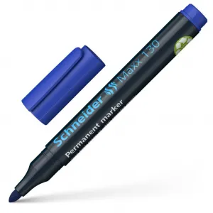 Permanentný popisovač SCHNEIDER "Maxx 130, 1-3 mm, kuželový hrot, modrý