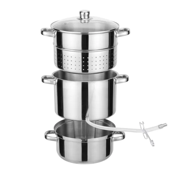 Haushalt International Nerezový odšťavňovací hrnec, 8 l