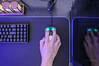 Myš drátová USB, Marvo M727, bílá, optika, 12000DPI