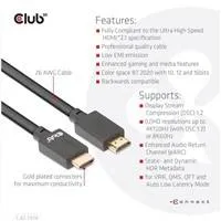 Club3D Kabel Ultra Rychlý HDMI™, 4K120Hz, 8K60Hz Cable 48Gbps (M/M), 28AWG, 4m
