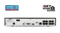 iGET HOMEGUARD HGNVK85304 PoE kamerový systém s detekciou pohybu SMART, 8-kanálový FullHD NVR + 4x FullHD vonkajšia kam