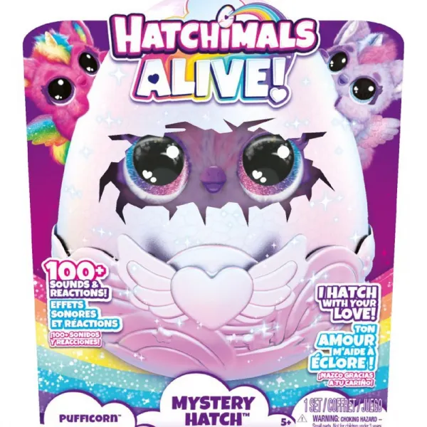 Hatchimals liahnuce sa interaktívne zvieratko jednorožec
