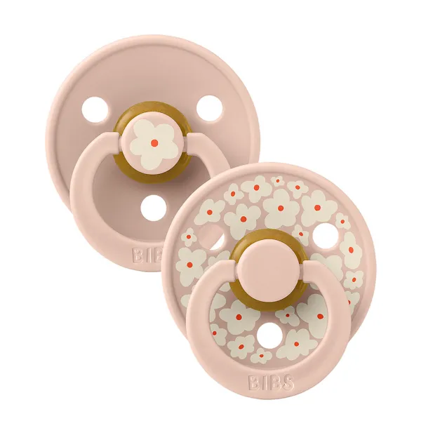 BIBS STUDIO Cumlíky z prírodného kaučuku Colour Jasmine 2ks - veľkosť 1 - Blush Mix