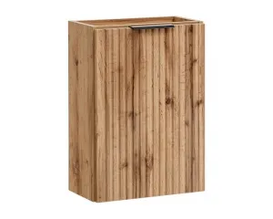 Comad Závěsná skříňka Casad Vedea se zápustným umyvadlem 40 cm dub wotan