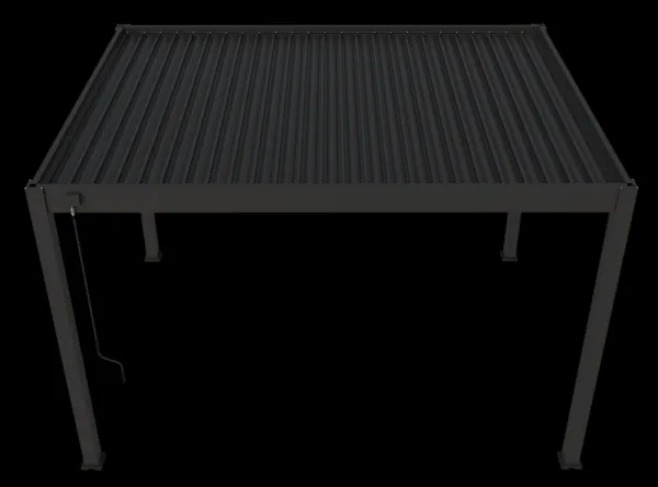 ArtRoja Bioklimatická hliníková pergola INTRO NEO voľne stojaca | antracit 3 x 4 m