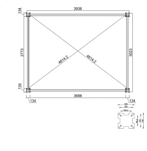 ArtRoja Bioklimatická hliníková pergola INTRO NEO voľne stojaca | antracit 3 x 4 m
