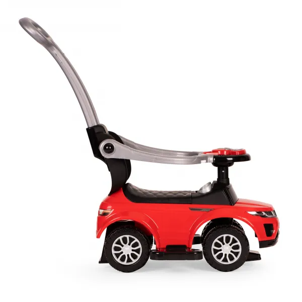 Hračkárske autíčko Rider Walker Pusher 3v1, červené