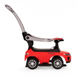 Hračkárske autíčko Rider Walker Pusher 3v1, červené