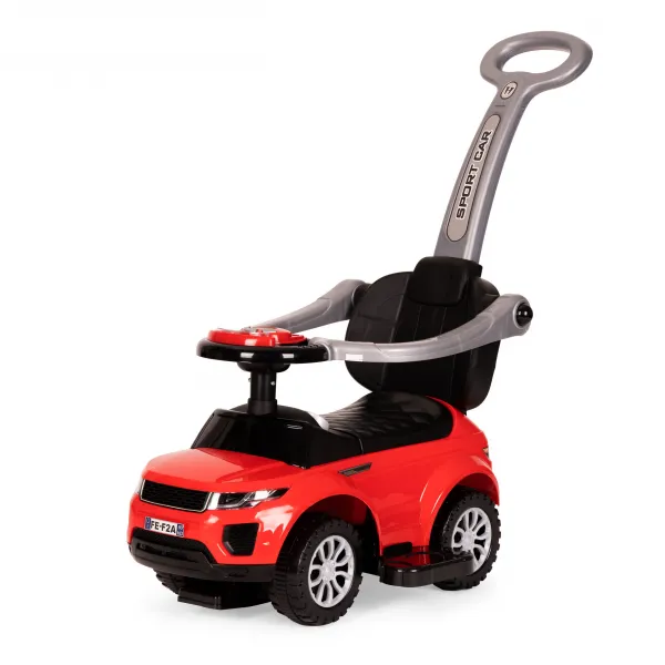 Hračkárske autíčko Rider Walker Pusher 3v1, červené