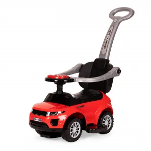 Hračkárske autíčko Rider Walker Pusher 3v1, červené