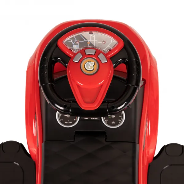 Hračkárske autíčko Rider Walker Pusher 3v1, červené