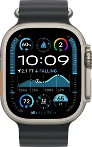 Apple Watch Acc/49/Black Ocean Band -Natur.Titan