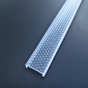LEDprodukt Priehľadná krytka prizmatická zaklapávacia Dĺžka: 2m