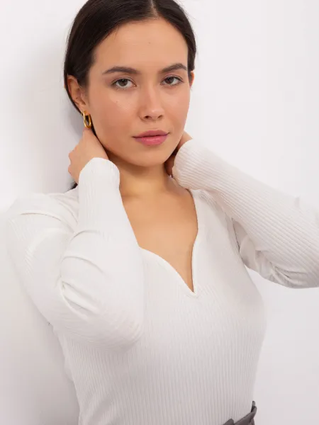 Factory Dámsky topík s výstrihom JANET Farba: Mocca, Veľkosť: L/XL
