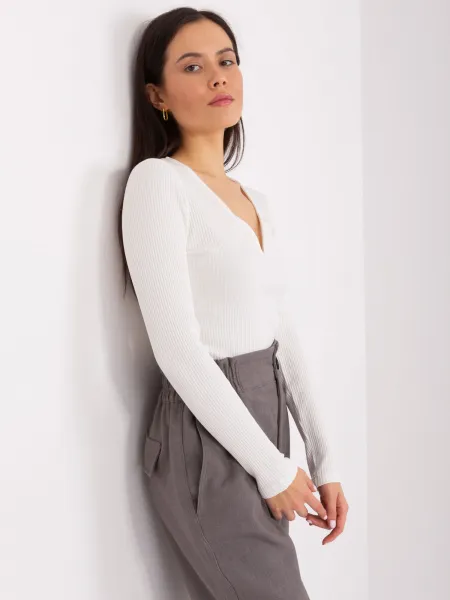 Factory Dámsky topík s výstrihom JANET Farba: Mocca, Veľkosť: L/XL