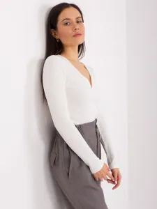 Factory Dámsky topík s výstrihom JANET Farba: Mocca, Veľkosť: L/XL