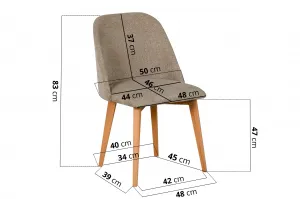 Jedálenská stolička MONTI 3