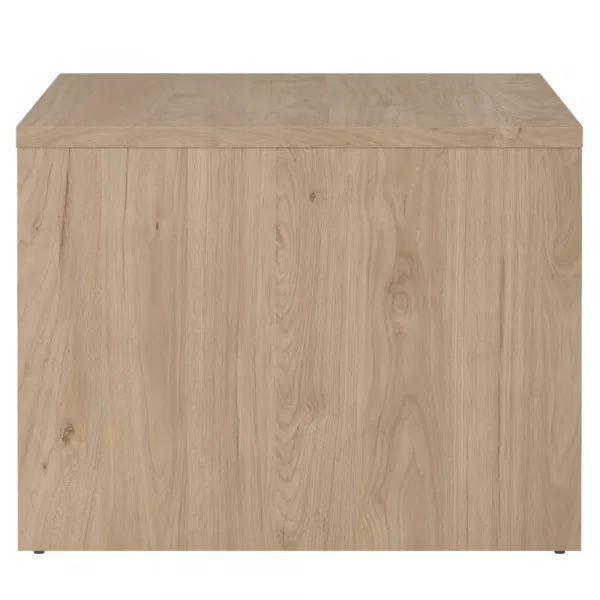 Konferenčný stolík, dub hickory/biela extra vysoký lesk, NEXT 50319