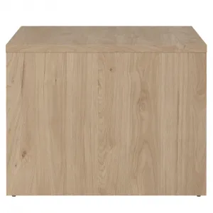 Konferenčný stolík, dub hickory/biela extra vysoký lesk, NEXT 50319