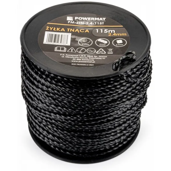 Žacia struna do krovinorezu 2.4mm 115m 4-hranná PM-ZTN-2.4-115T