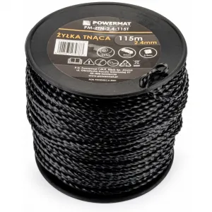 Žacia struna do krovinorezu 2.4mm 115m 4-hranná PM-ZTN-2.4-115T