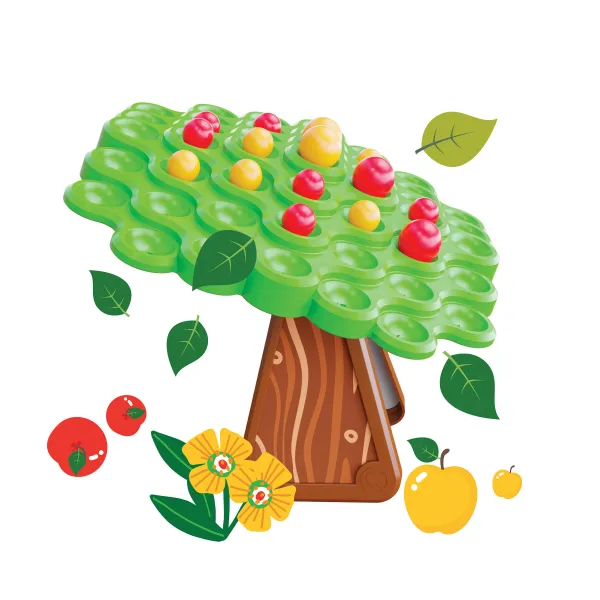 Stay Apple - balančná hra - Jabĺčkobranie