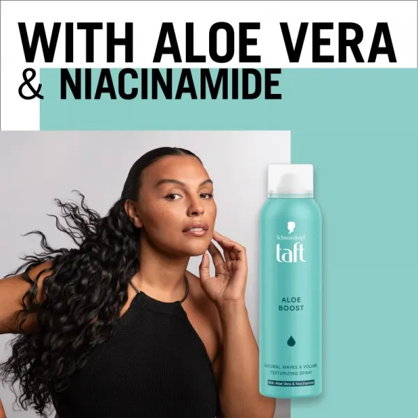 Schwarzkopf Taft Aloe Boost suchý texturizačný sprej 150 ml