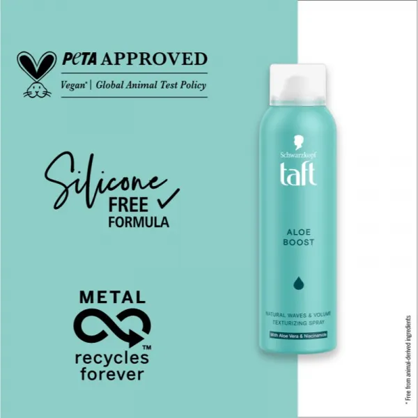 Schwarzkopf Taft Aloe Boost suchý texturizačný sprej 150 ml