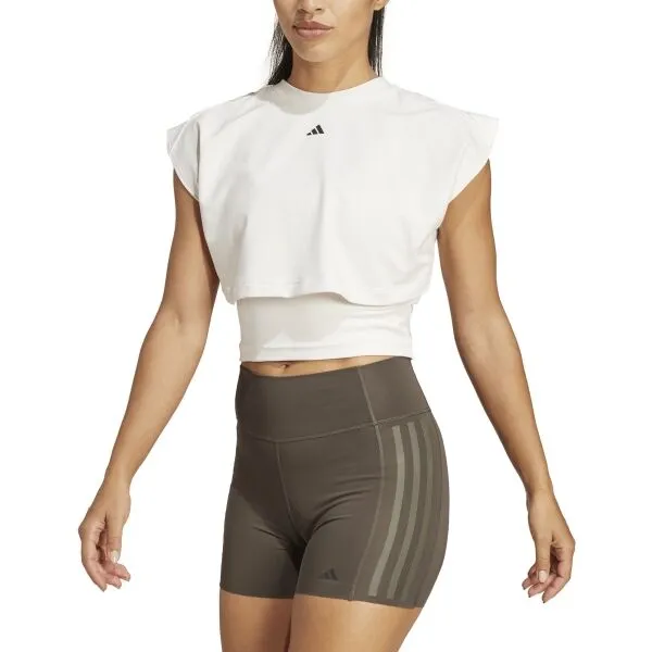 adidas POWER BOXY TANK TOP Dámske tričko, biela, veľkosť