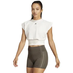 adidas POWER BOXY TANK TOP Dámske tričko, biela, veľkosť