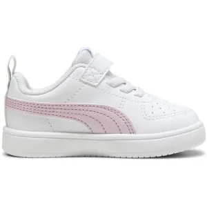 Puma RICKIE AC+INF Detská voľnočasová obuv, biela, veľkosť 38
