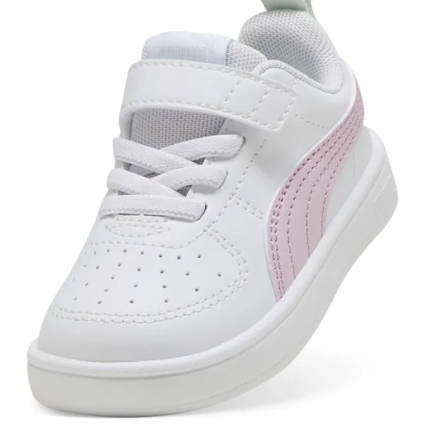 Puma RICKIE AC+INF Detská voľnočasová obuv, biela, veľkosť 38