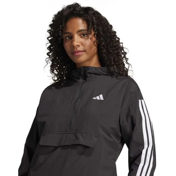adidas ESSENTIALS 3-STRIPES Dámska vetrovka, čierna, veľkosť