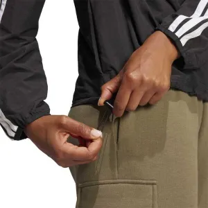 adidas ESSENTIALS 3-STRIPES Dámska vetrovka, čierna, veľkosť