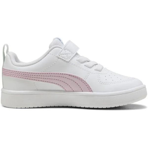 Puma RICKIE AC+PS Detská voľnočasová obuv, biela, veľkosť 32