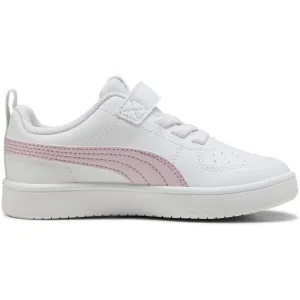 Puma RICKIE AC+PS Detská voľnočasová obuv, biela, veľkosť 32