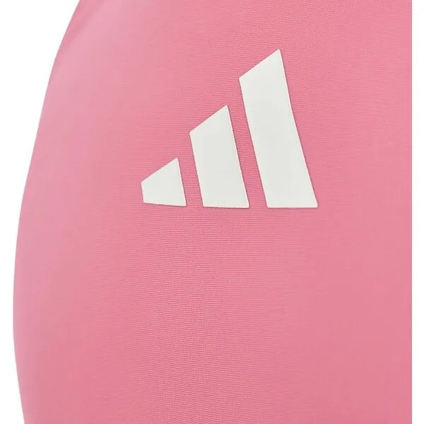 adidas 3 BARS SOL ST Y Dievčenské plavky, ružová, veľkosť