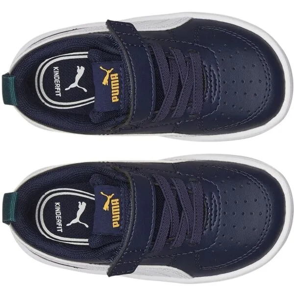 Puma RICKIE AC+INF Detská voľnočasová obuv, tmavo modrá, veľkosť 37.5