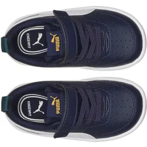 Puma RICKIE AC+INF Detská voľnočasová obuv, tmavo modrá, veľkosť 37.5