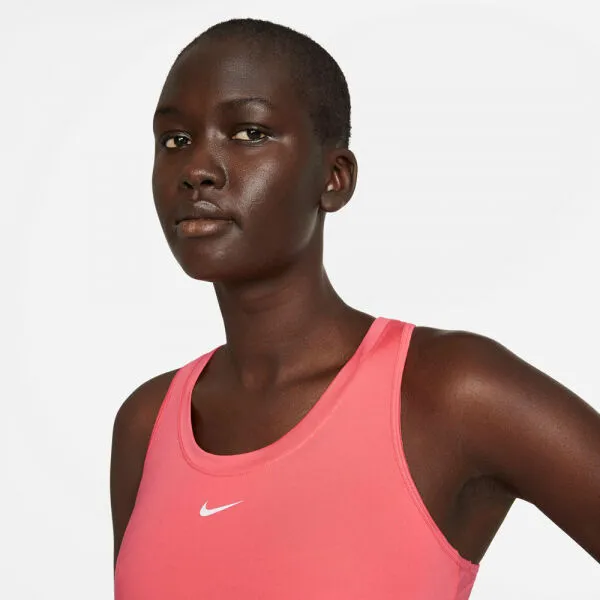 Nike ONE DF SLIM TANK W Dámske športové tielko, ružová, veľkosť