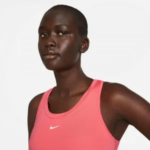 Nike ONE DF SLIM TANK W Dámske športové tielko, ružová, veľkosť