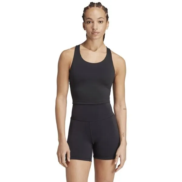 adidas ALL ME TANK Dámske tielko s podporou, čierna, veľkosť