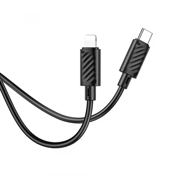 Hoco X88 kábel USB-C - Lightning, PD 2,4A 20W, 1 m, čierny