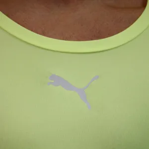 Pánske športové tričko Puma žlté (655920 46) M